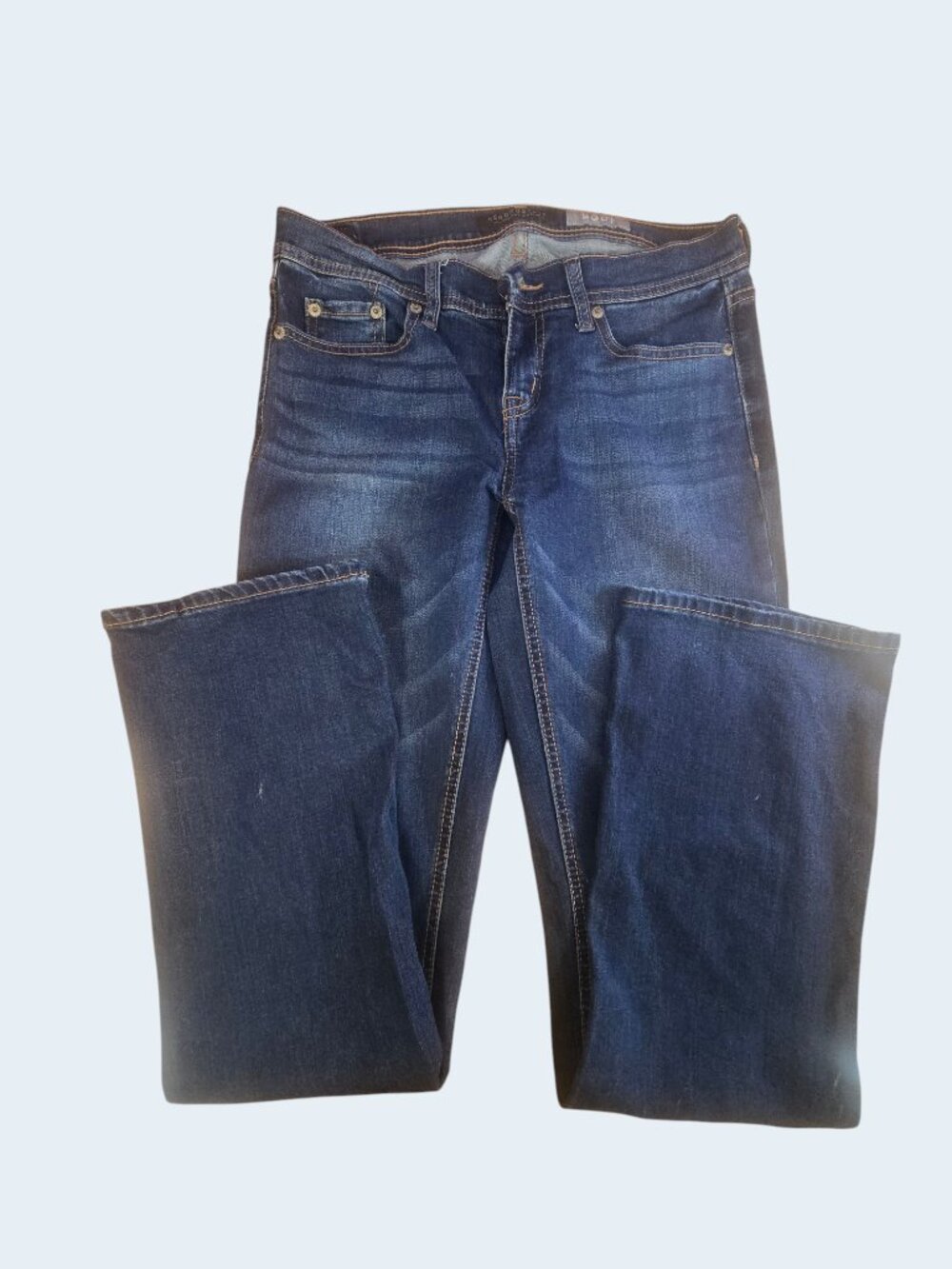 Aeropostale Bootcut Jeans Dark Wash Stretch Fitted Classic Y2K Boho 6R